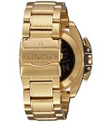 Nixon The Anthem Chrono Watch - Men's Watches in Gold Black | Buckle