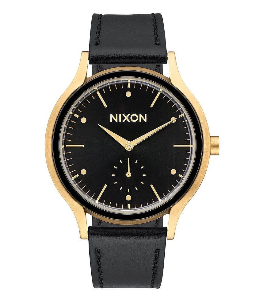 Nixon The Sala Leather Watch front view