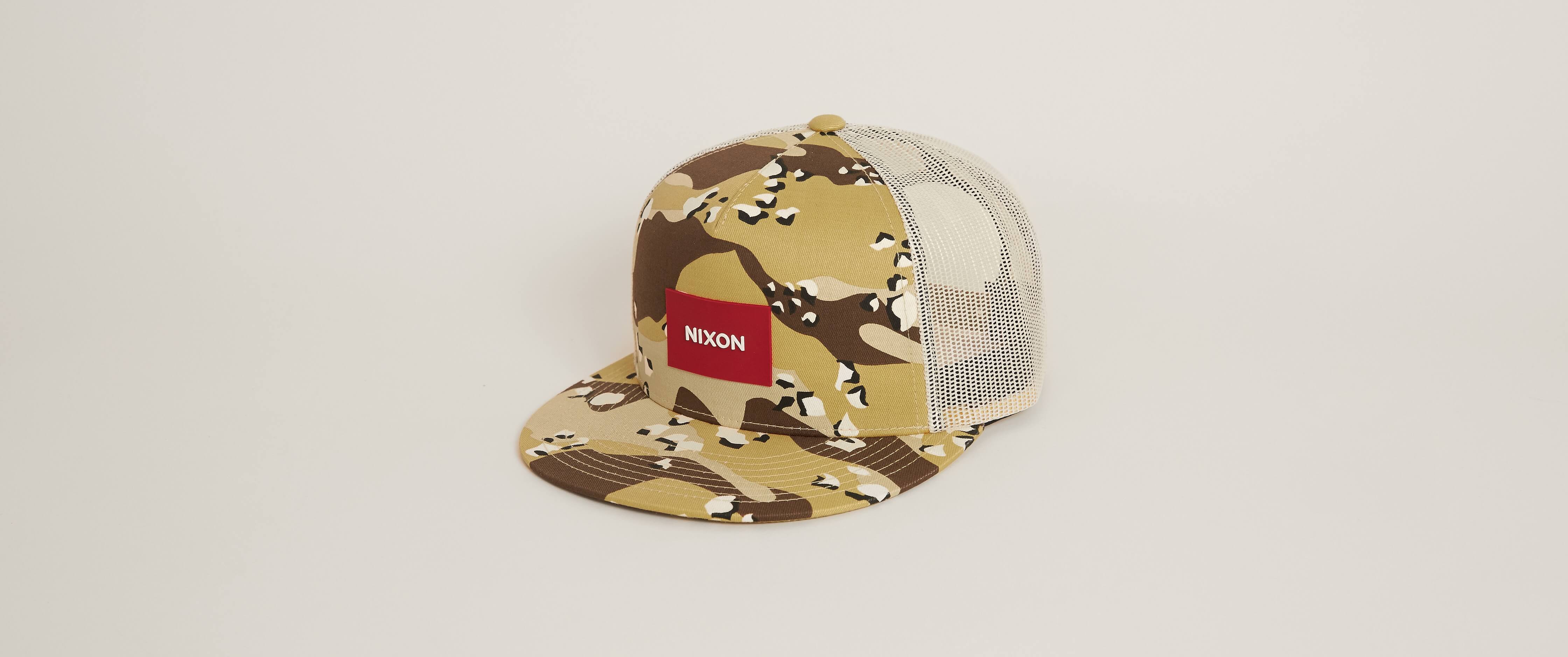 nixon camo hat