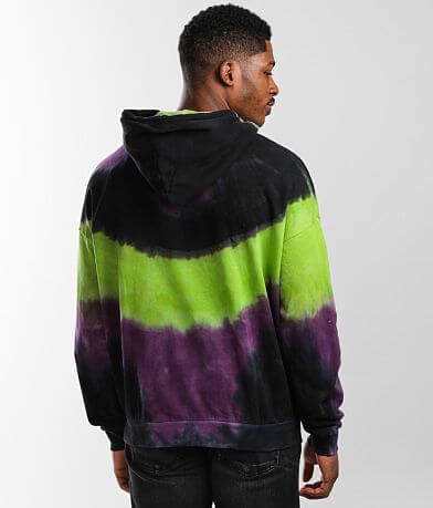 Elevenparis Orchid Tie-Dye Hooded Sweatshirt BACK