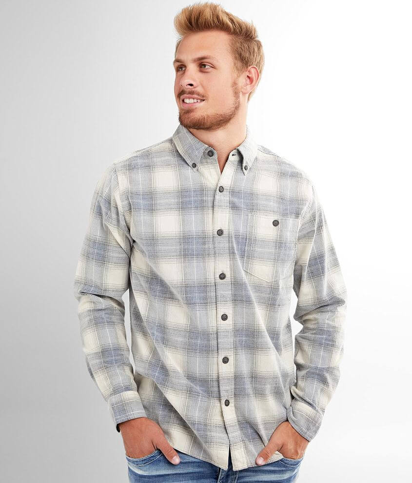 North River&#174; Plaid Corduroy Shirt front view