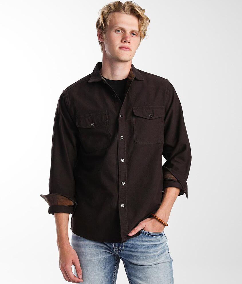 North River&#174; Flannel Moleskin Shirt front view