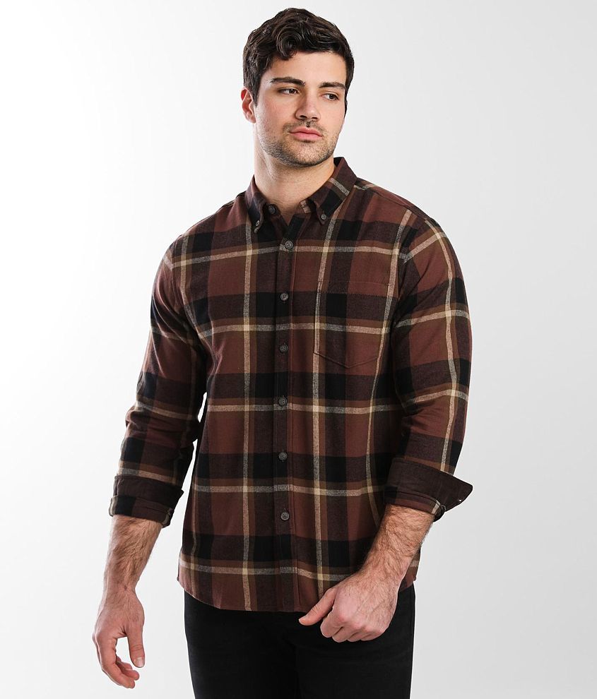 North River&#174; Puce Plaid Shirt front view