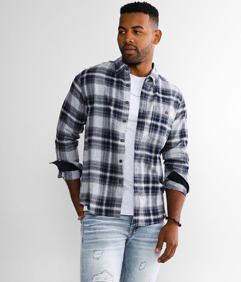North River® Brushed Flannel Shirt - Men's Shirts in Lake | Buckle