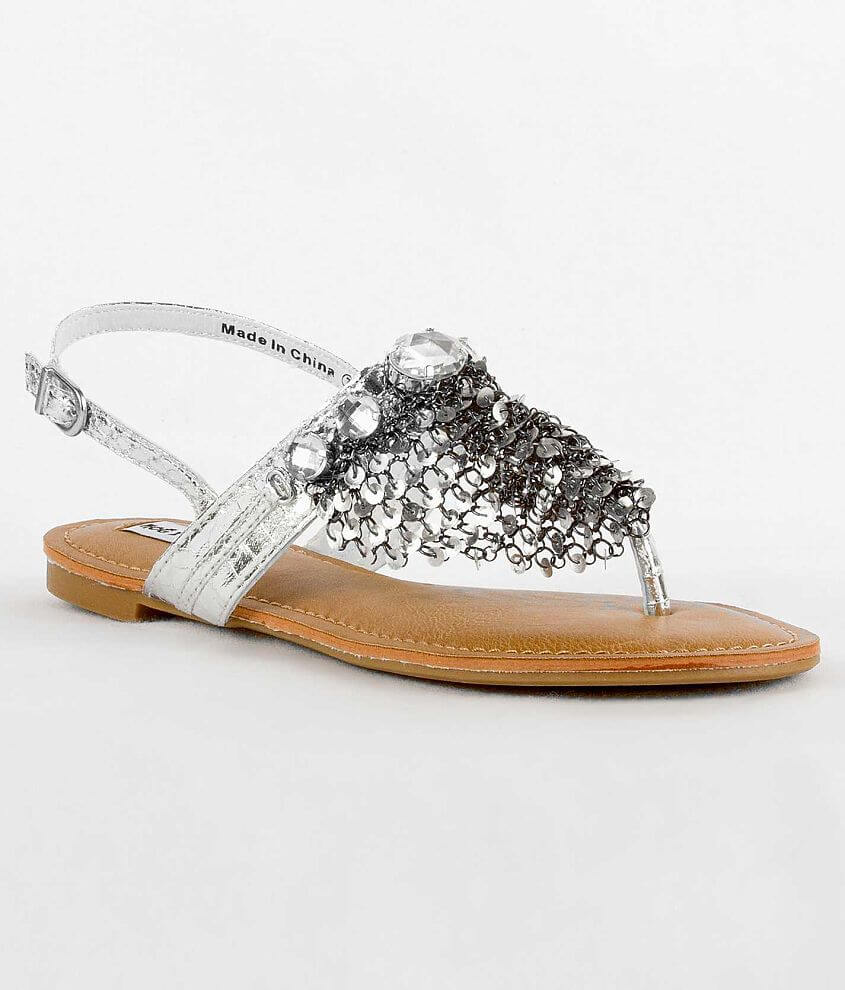 Not Rated Egyptian Lover Sandal - Women's Shoes in Silver | Buckle