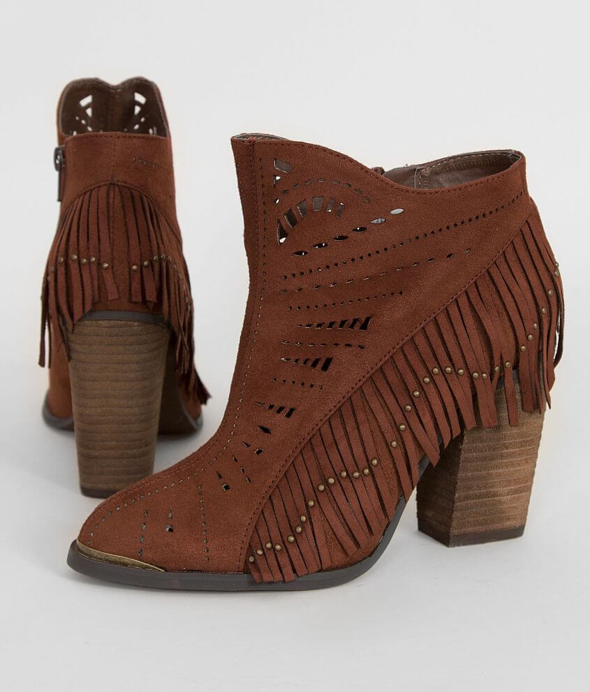 Not Rated Fierce Fringe Ankle Boot front view