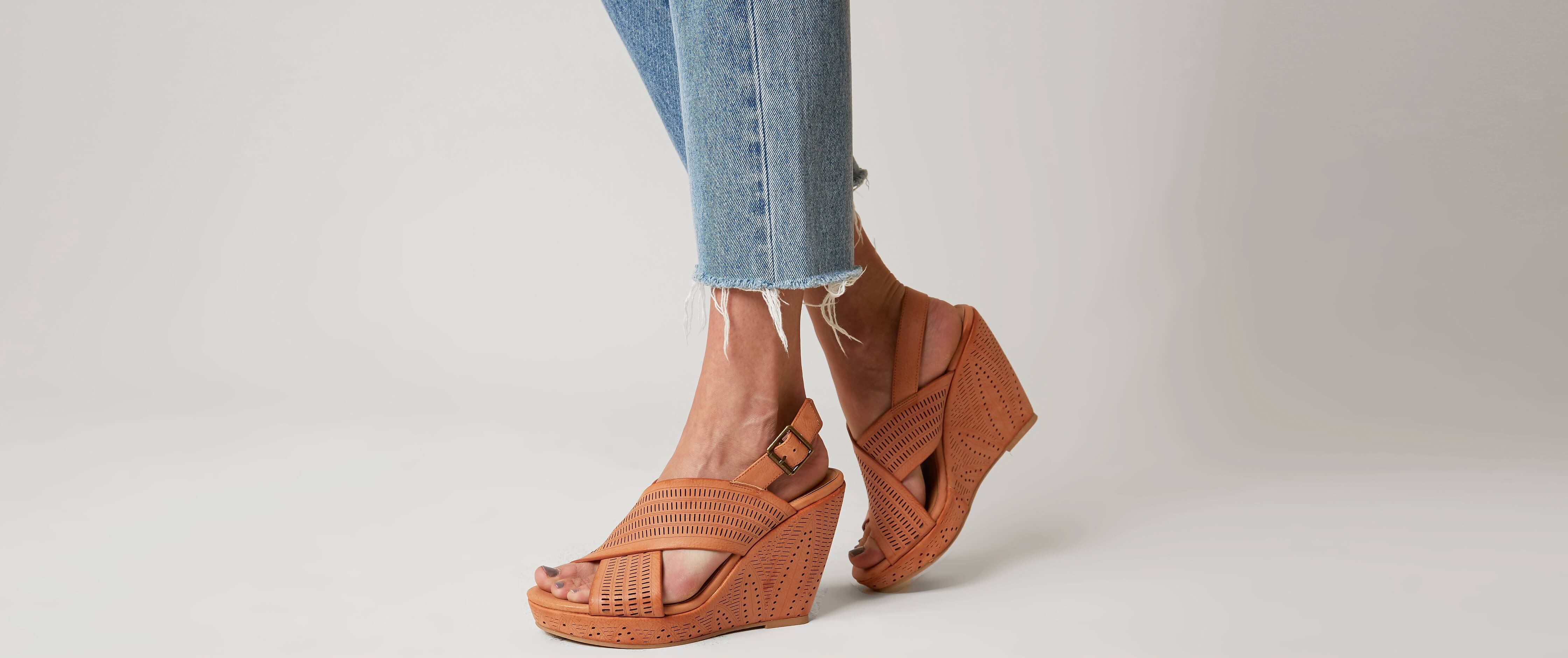 Not Rated Leafy Wedge Sandal