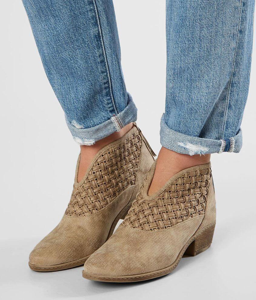 Not Rated Petra Weaved Ankle Boot - Women's Shoes in Cream | Buckle