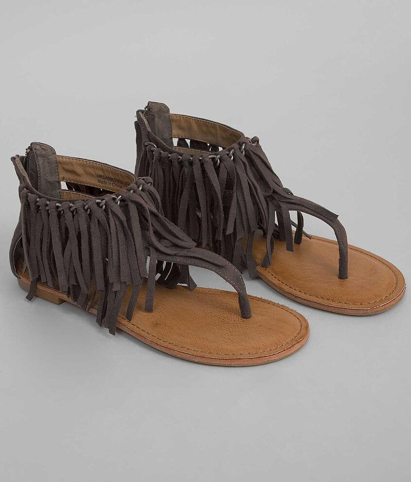 Not rated fringe sandals hot sale