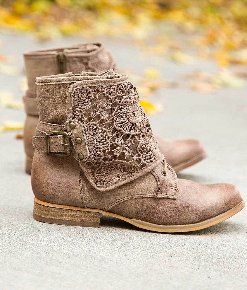 Not Rated Crunchiness Boot - Women's Shoes in Beige | Buckle