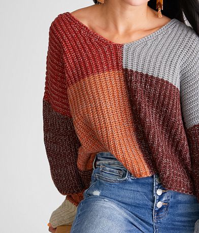 Willow &amp; Root Color Block Reversible Sweater MISC_DETAIL_1