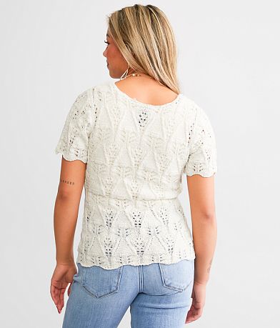 Daytrip Square Neck Sweater BACK
