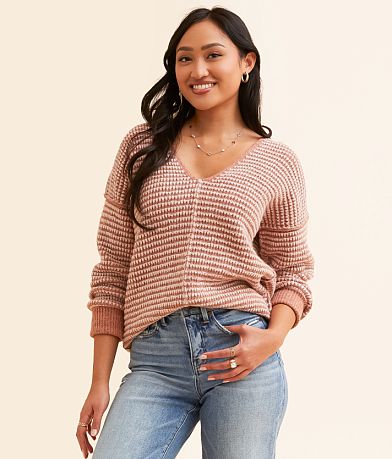 Daytrip Striped Sweater front view