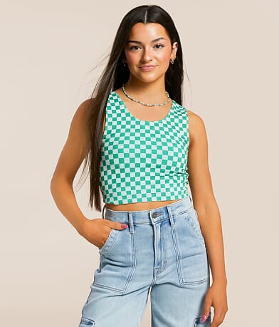 Freshwear Checkered Brami front view