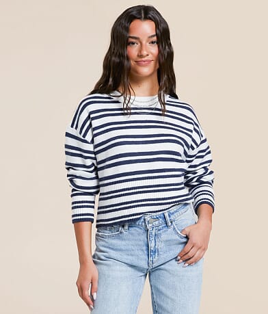 FITZ + EDDI Striped Sweater front view