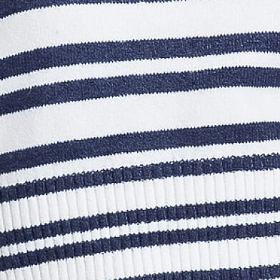 Navy White Stripe