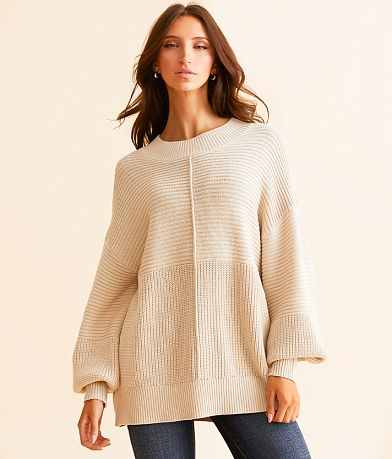 Daytrip Oversized Knit Sweater full left side view