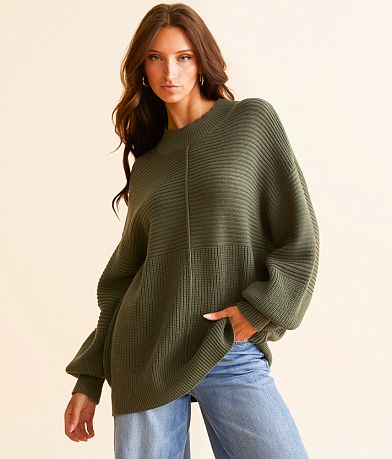 Daytrip Oversized Knit Sweater front view