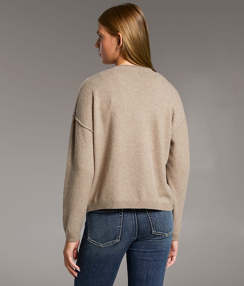Prep Edit - Heathered Cardigan Sweater - thumbnail 8