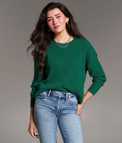 BKE Prep Edit - Ribbed Sweater front view