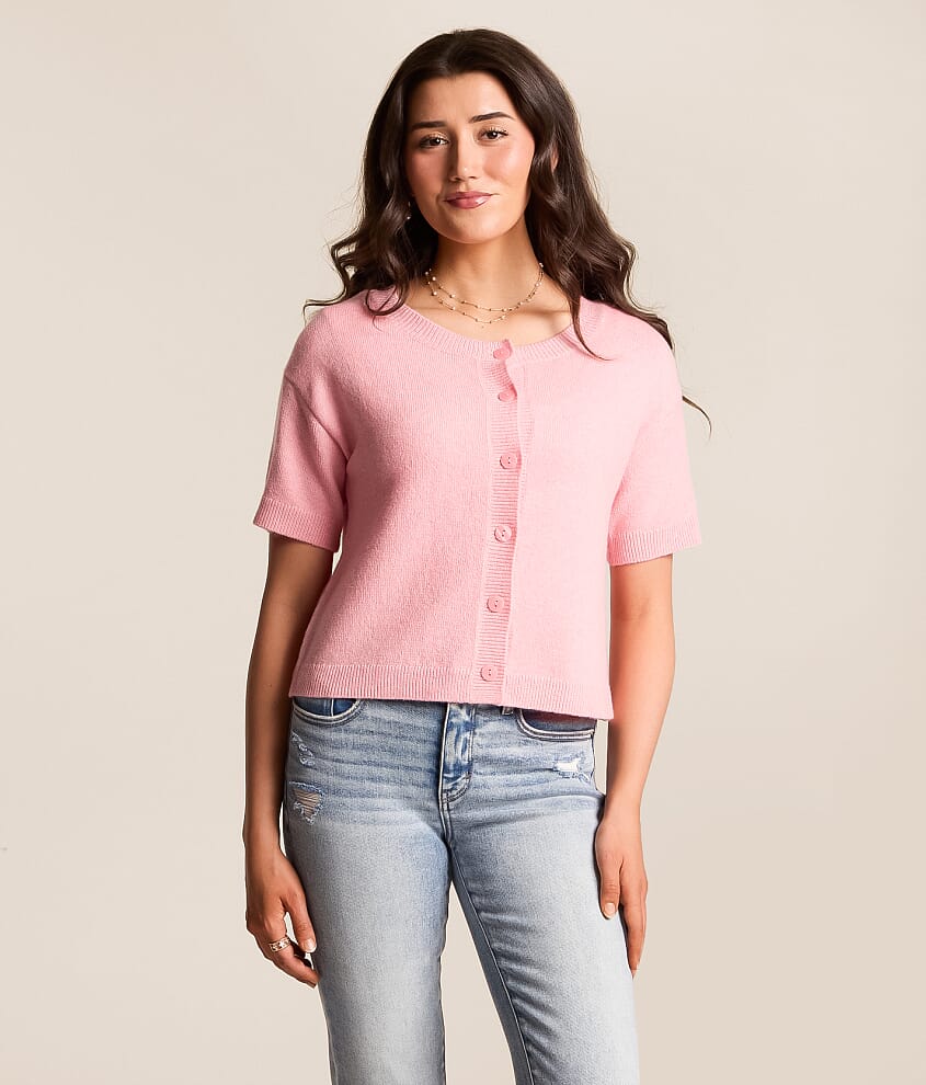 Willow & Root Marled Cardigan Sweater