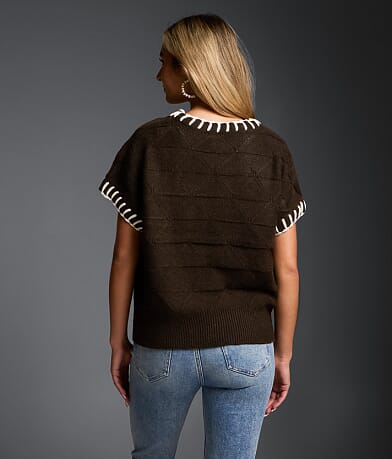 Refined Edit - Contrast Stitch Sweater thumbnail 2