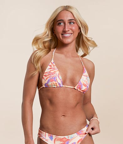 Billabong Floral Reversible Swim Top front view