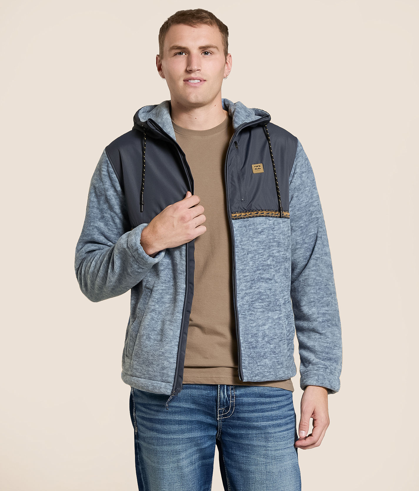Billabong Boundary Lite Fleece Hooded Jacket - Men's Coats