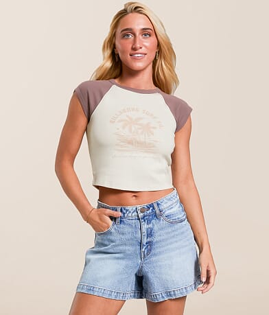 Billabong Paradise Raglan Baby T-Shirt front view