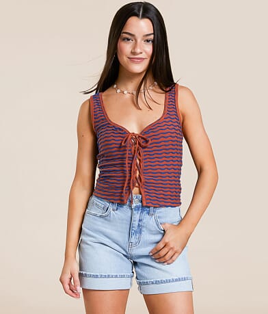 Billabong Hot Tides Tank Top front view