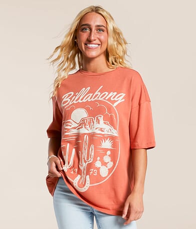 Billabong Sol Shine Oversized T-Shirt front view