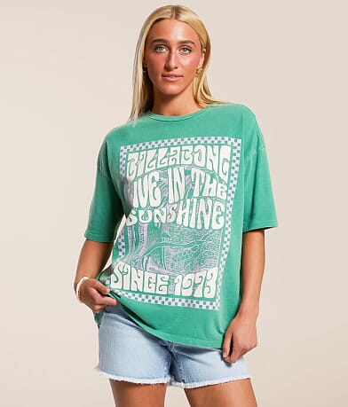 Billabong Lowest Tide Oversized T-Shirt front view