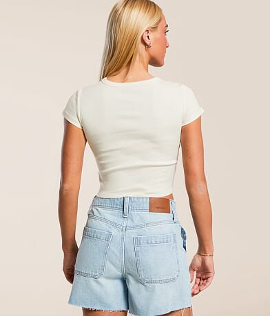 Billabong Beach Club Cropped Baby T-Shirt BACK