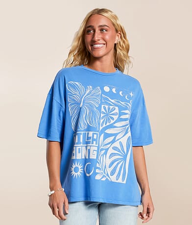 Billabong Summer Nights Oversized T-Shirt front view