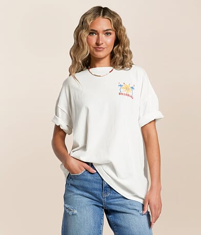 Billabong Hot Haze Oversized T-Shirt front view