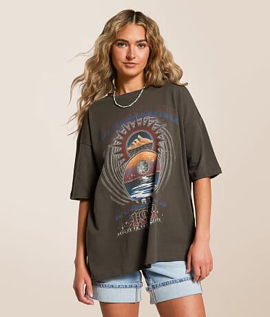 Billabong Focus Tour Oversized T-Shirt front view