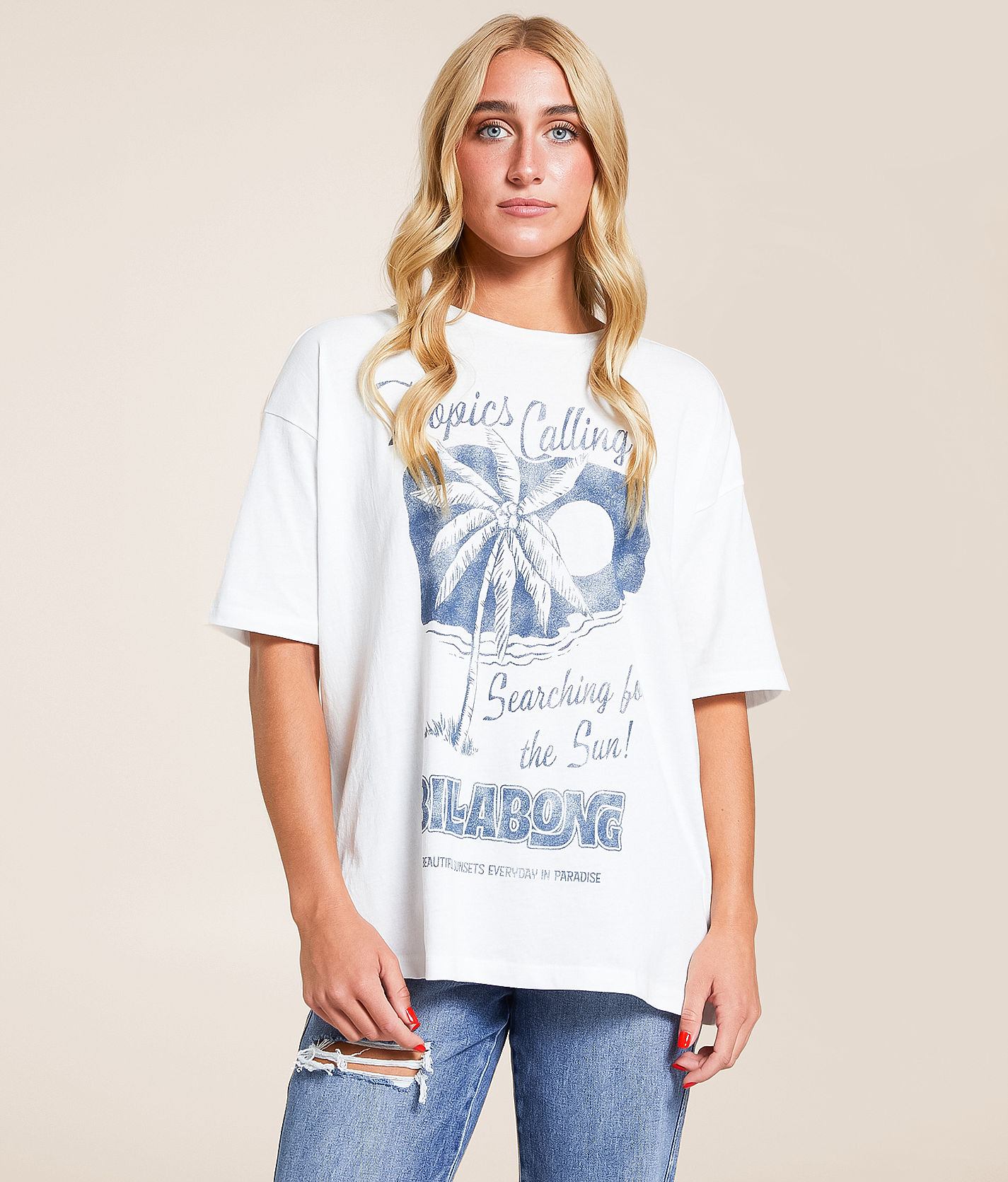 Billabong This Sunny Time Oversized T-Shirt - Women's T