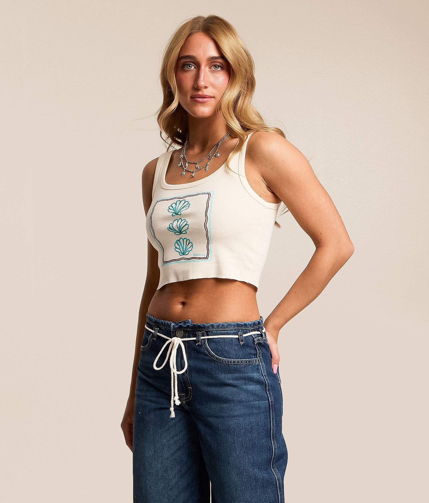 Billabong Wind Drifter Cropped Tank Top - Women's Tank Tops in