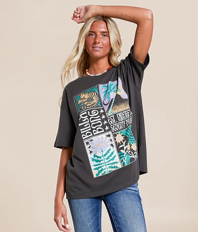 Billabong Daydream Away Oversized T-Shirt front view
