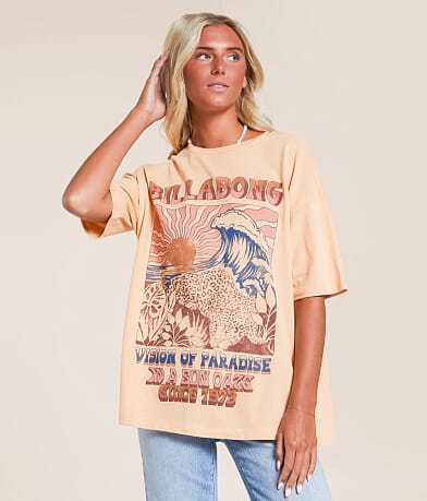 Billabong Vision Of Paradise Oversized T-Shirt front view