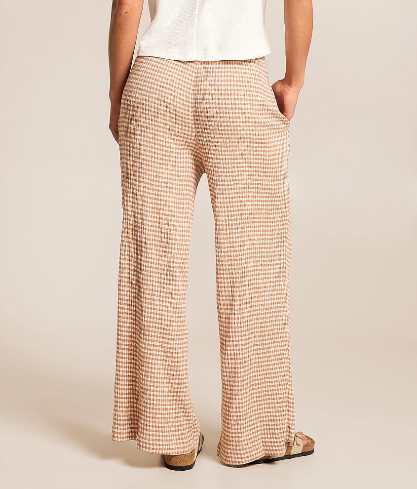 Gingham Wanderer Wide Leg Pant - thumbnail 4