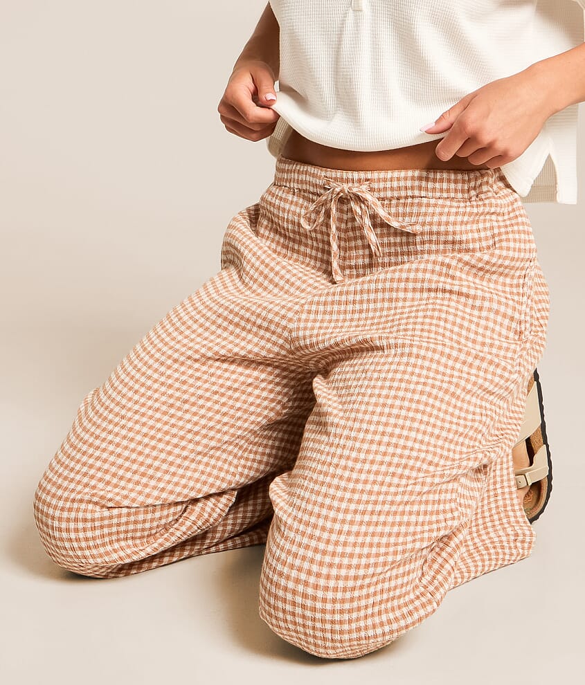 Gingham Wanderer Wide Leg Pant - thumbnail 6