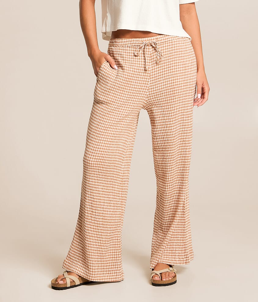 Gingham Wanderer Wide Leg Pant - thumbnail 2