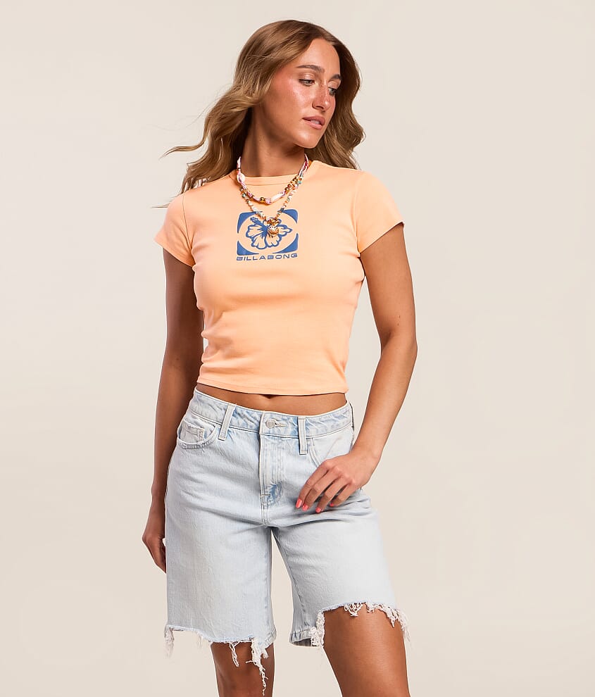 Billabong Treasures Cave Cropped T-Shirt - Women's Graphic T