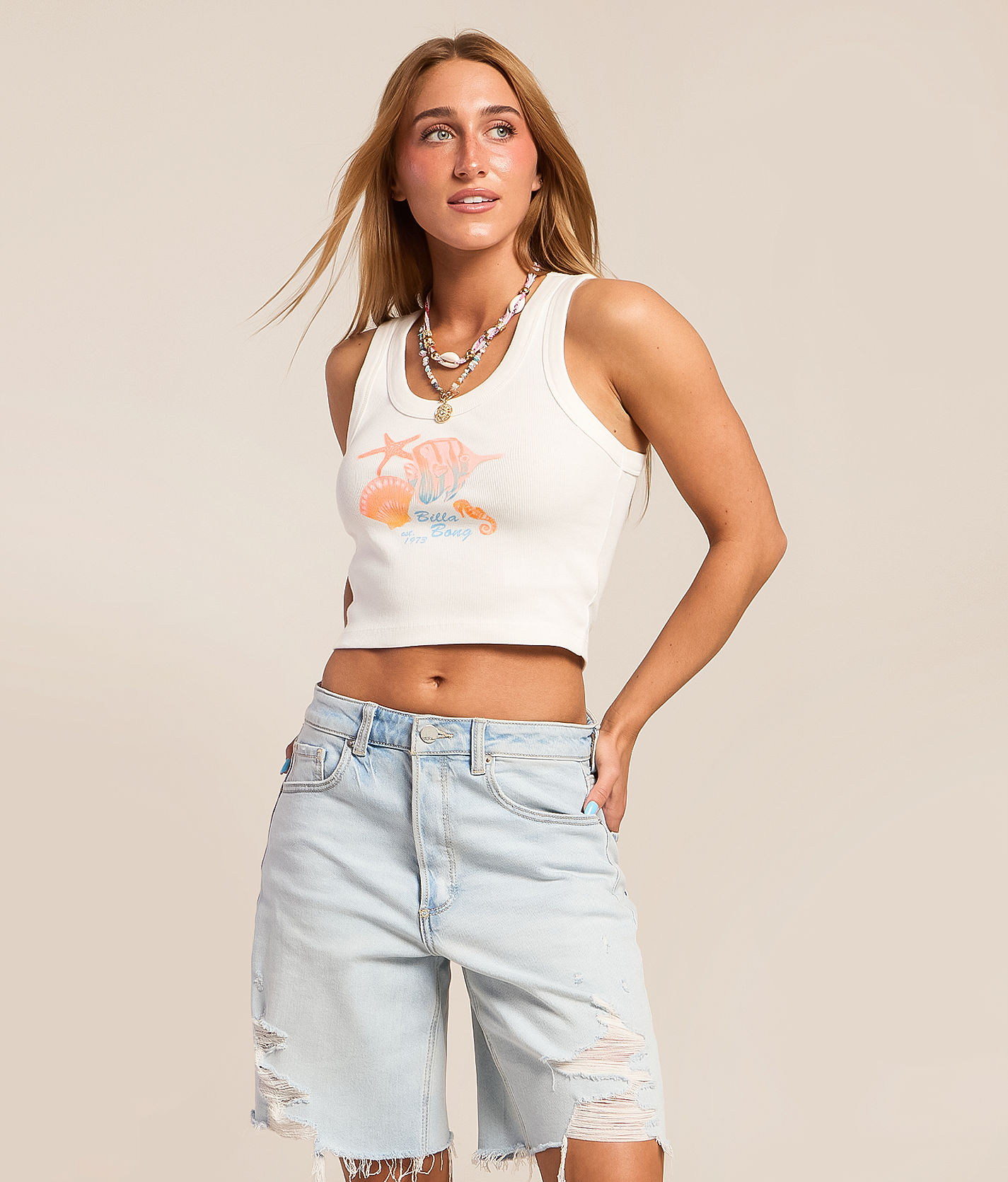 Billabong Beach Paradise Cropped Tank Top - Women's Tank Tops in