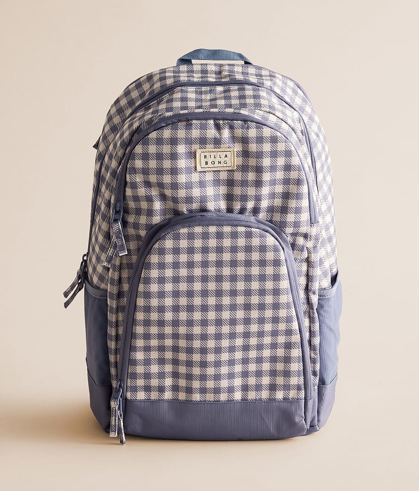 billabong backpack laptop Schools Out Middle pocket with soft tricot lining for phone and sunglasses Other Features Billabong Gear-Up Backpack, Navy Wave