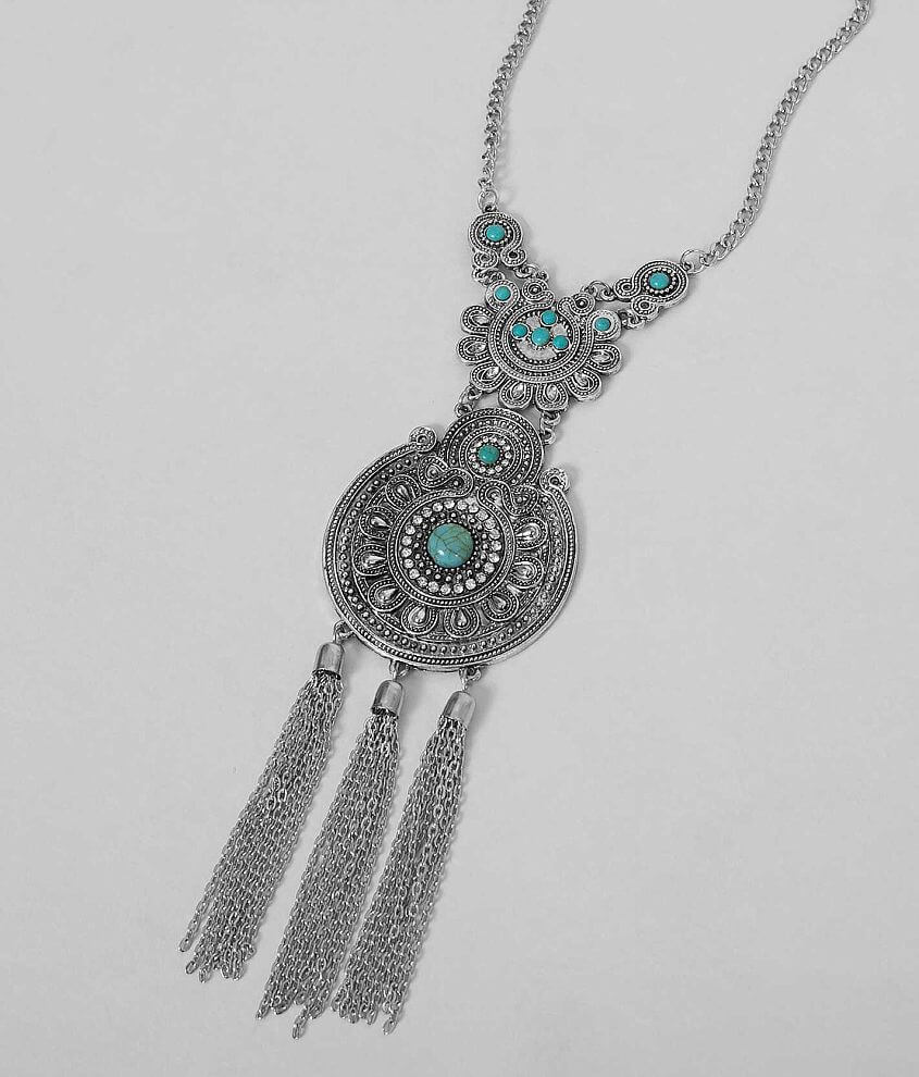 BKE Embossed Necklace front view