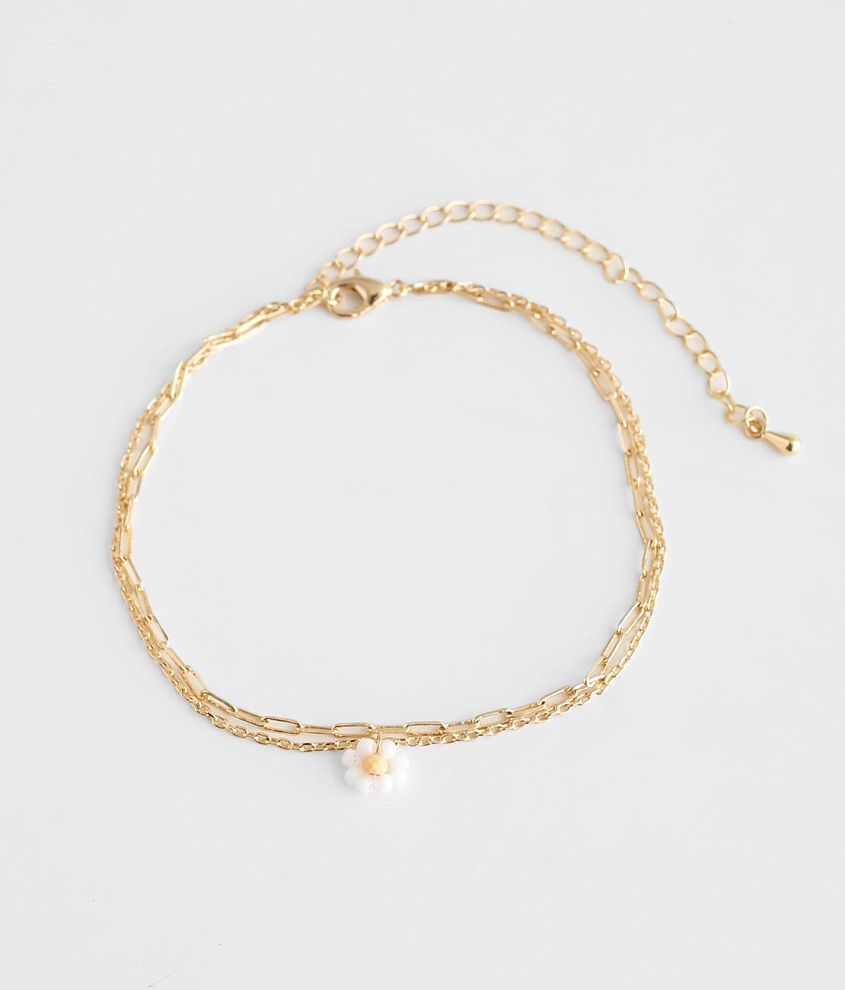 Flower Ankle Bracelet