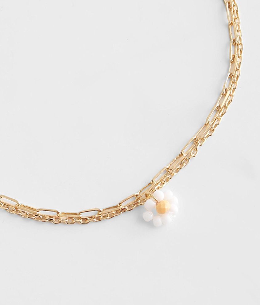 Flower Ankle Bracelet