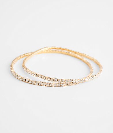 BKE 2 Pack Bling Bracelets front view